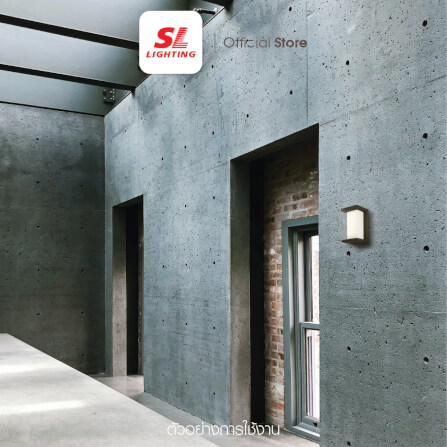 ไฟผนังภายนอก SL LIGHTING 1064 E27 สีดำ_1