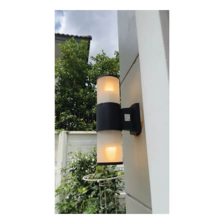 ไฟผนังภายนอก SL LIGHTING 2004 E27 สีดำ_1