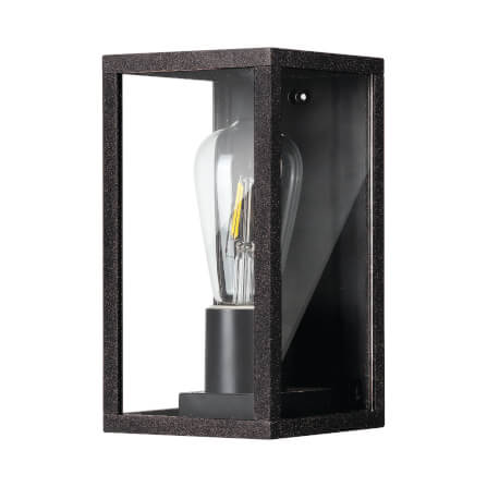 ไฟผนังภายนอก SL LIGHTING 2102W E27 สีดำ_0