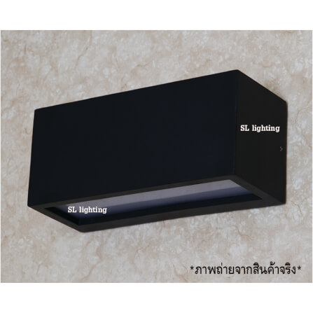 ไฟผนังภายนอก SL LIGHTING 2368 E27 สีดำ_2