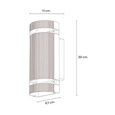 ไฟผนังภายนอก SL LIGHTING 3202 E27 สีดำ_2