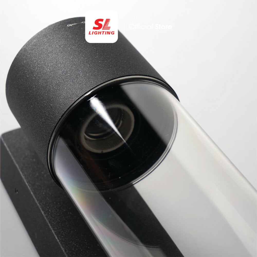ไฟผนังภายนอก SL LIGHTING B01 E27 สีดำ