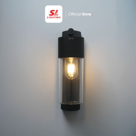 ไฟผนังภายนอก SL LIGHTING B01 E27 สีดำ_2
