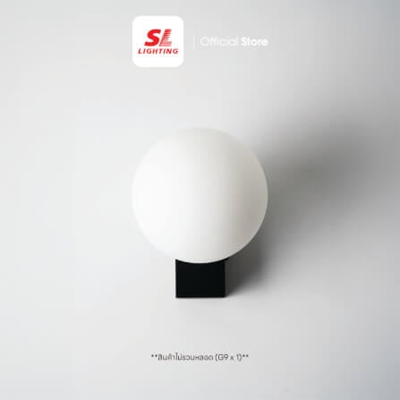 ไฟผนังภายนอก SL LIGHTING LILAC G9 สีดำ_3