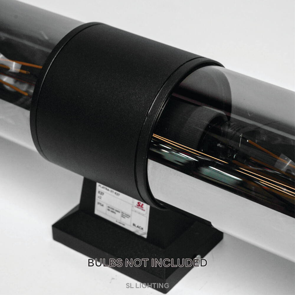 ไฟผนังภายนอก SL LIGHTING PLATRA E27 สีดำ