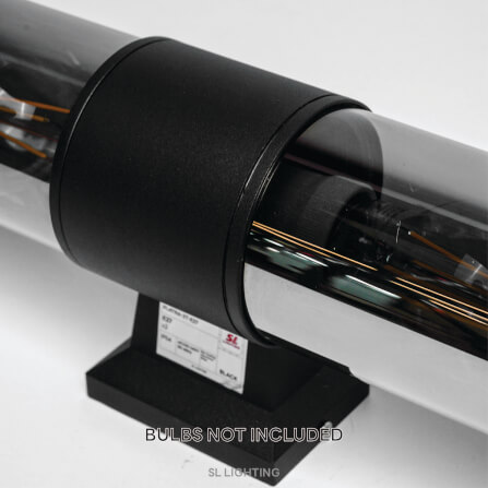 ไฟผนังภายนอก SL LIGHTING PLATRA E27 สีดำ_3
