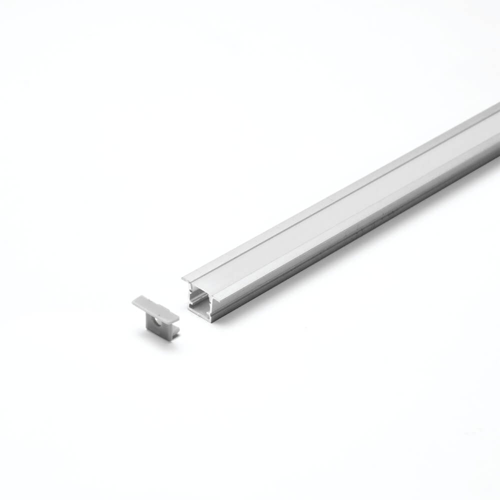 รางไฟเส้นอะลูมิเนียม SL LIGHTING 1010F 2 เมตร สีเทา (แบบฝัง)