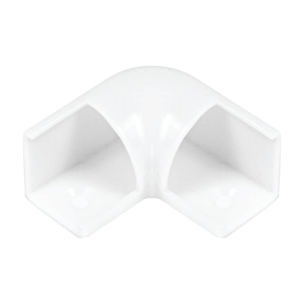 ข้อต่อรางไฟเส้นอะลูมิเนียม SL LIGHTING 1203-L สีขาว (แบบเข้ามุม)