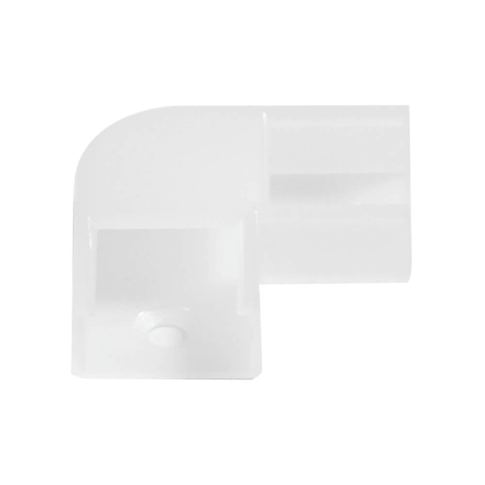 ข้อต่อรางไฟเส้นอะลูมิเนียม SL LIGHTING 1201-L สีขาว (แบบติดลอยบาง)