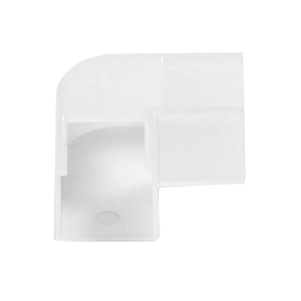 ข้อต่อรางไฟเส้นอะลูมิเนียม SL LIGHTING 1204-L สีขาว (แบบติดลอยหนา)