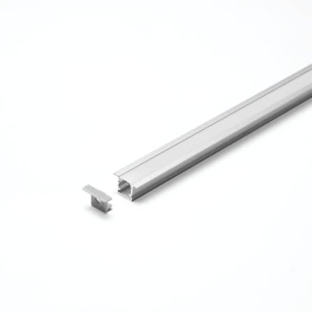 รางไฟเส้นอะลูมิเนียม SL LIGHTING 1010F 2 เมตร สีเทา (แบบฝัง)_0