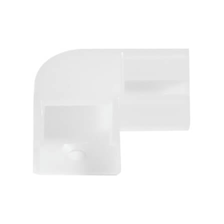 ข้อต่อรางไฟเส้นอะลูมิเนียม SL LIGHTING 1201-L สีขาว (แบบติดลอยบาง)_0