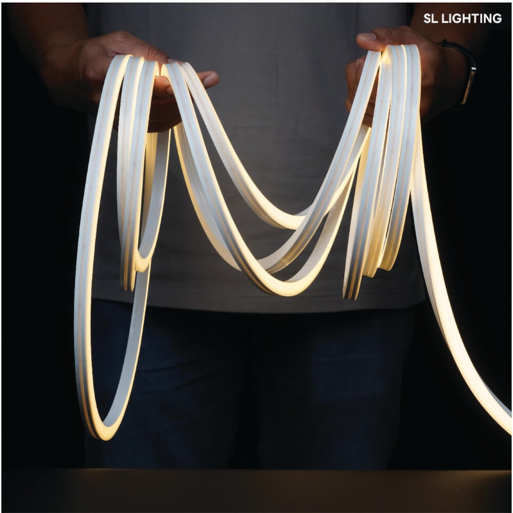 ไฟเส้น LED SL LIGHTING NEON FLEX 1212-NF 9 วัตต์/เมตร WARM WHITE 10 เมตร ไฟออกด้านบน