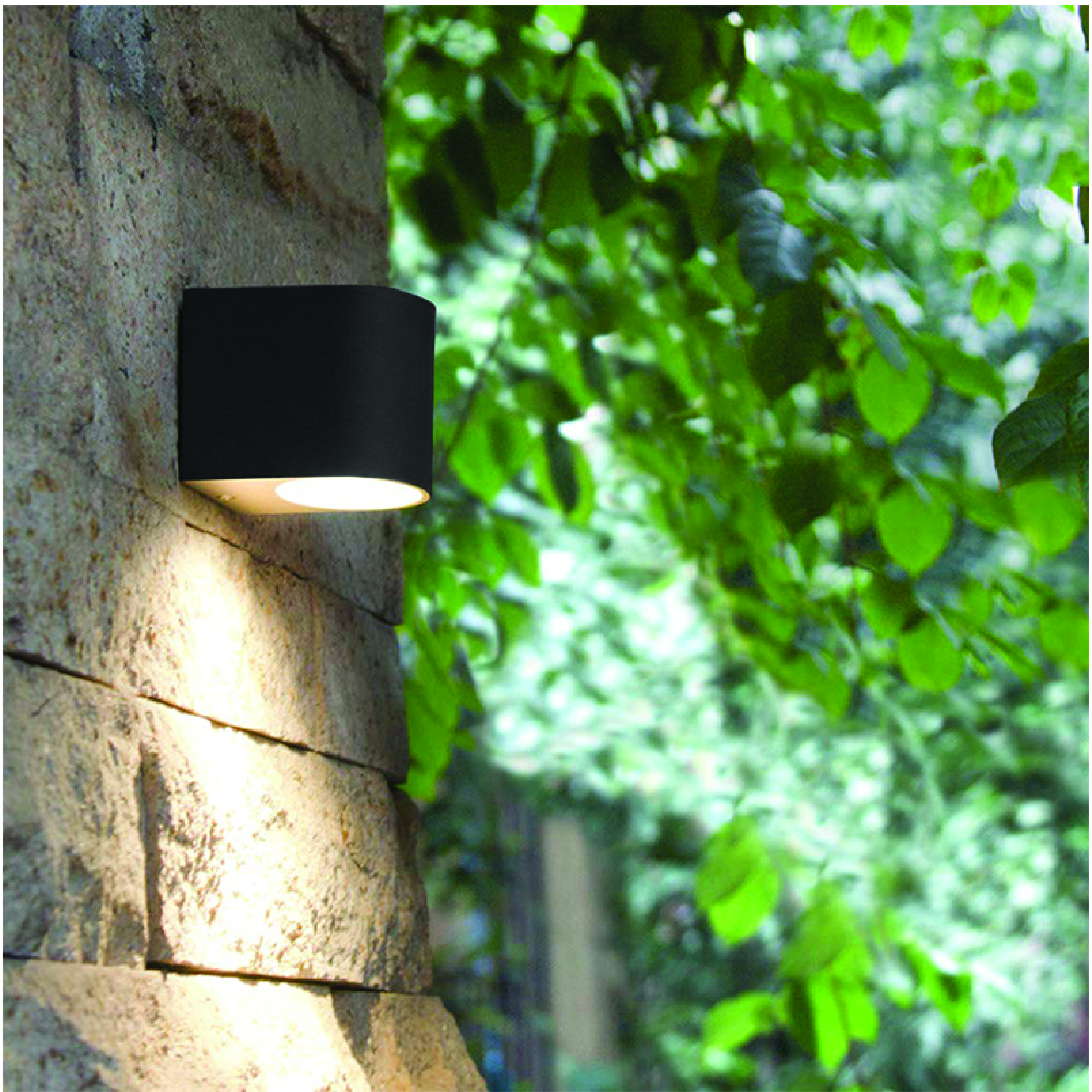 ไฟผนังภายนอก SL LIGHTING 2328 GU10 สีดำ แบบ 1 ทาง