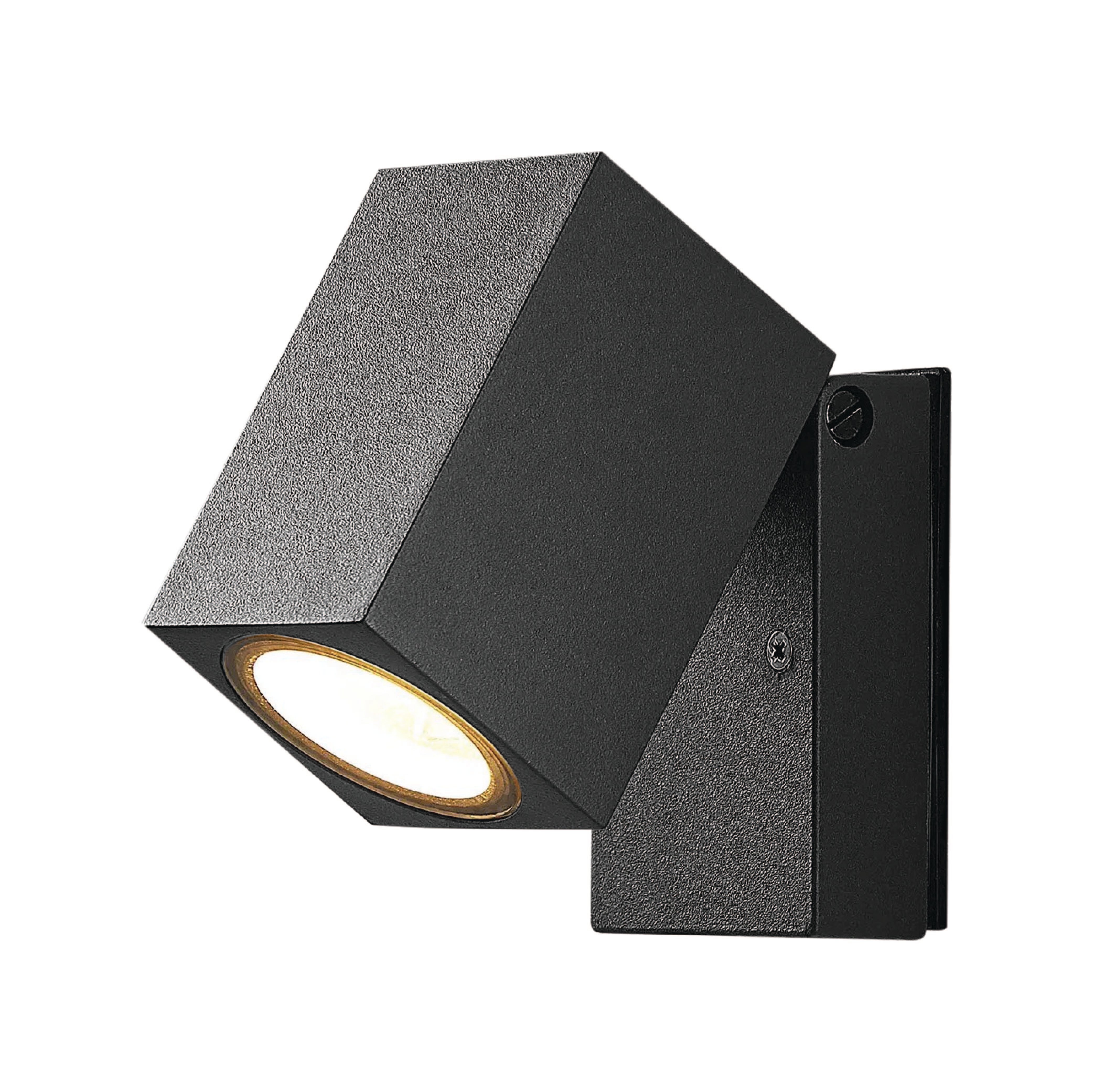 ไฟผนังภายนอก SL LIGHTING 2328 GU10 สี่เหลี่ยม สีดำ_0