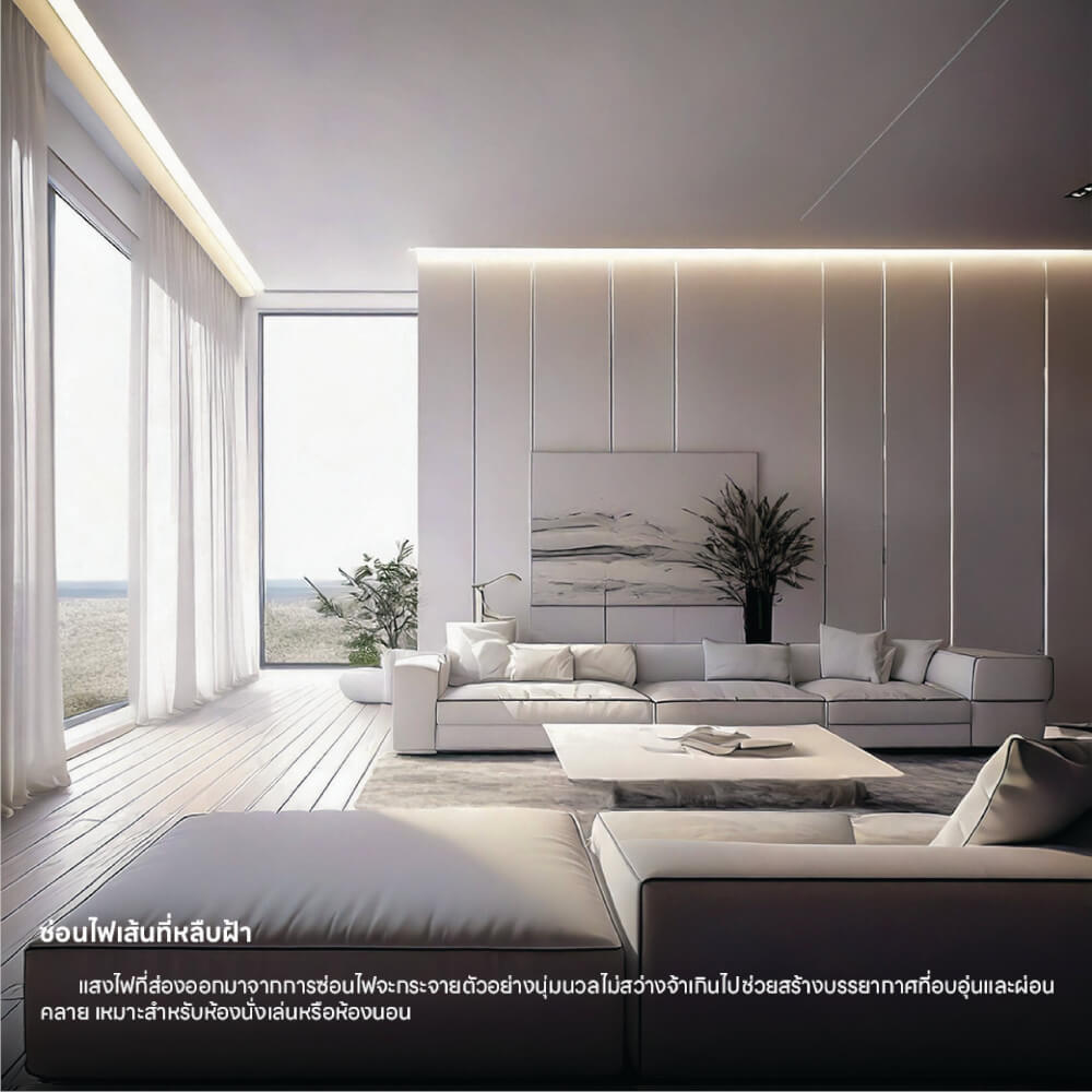 ไฟเส้น LED SL LIGHTING 2835 12V 10 วัตต์ 5 เมตร WARM WHITE