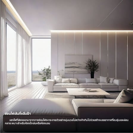 ไฟเส้น LED SL LIGHTING 2835 12V 10 วัตต์ 5 เมตร WARM WHITE_2