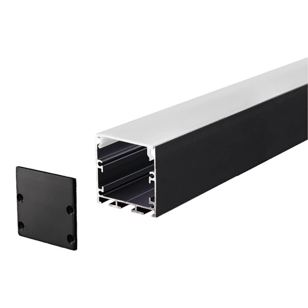 รางไฟเส้นอะลูมิเนียม SL LIGHTING 3535 2 เมตร สีดำ (แบบติดลอย)_0