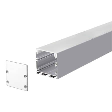 รางไฟเส้นอะลูมิเนียม SL LIGHTING 3535 2 เมตร สีเทา (แบบติดลอยหนา)_0