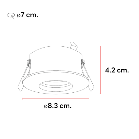 ดาวน์ไลท์ SL LIGHTING 420 ทรงกลม สีดำ_4