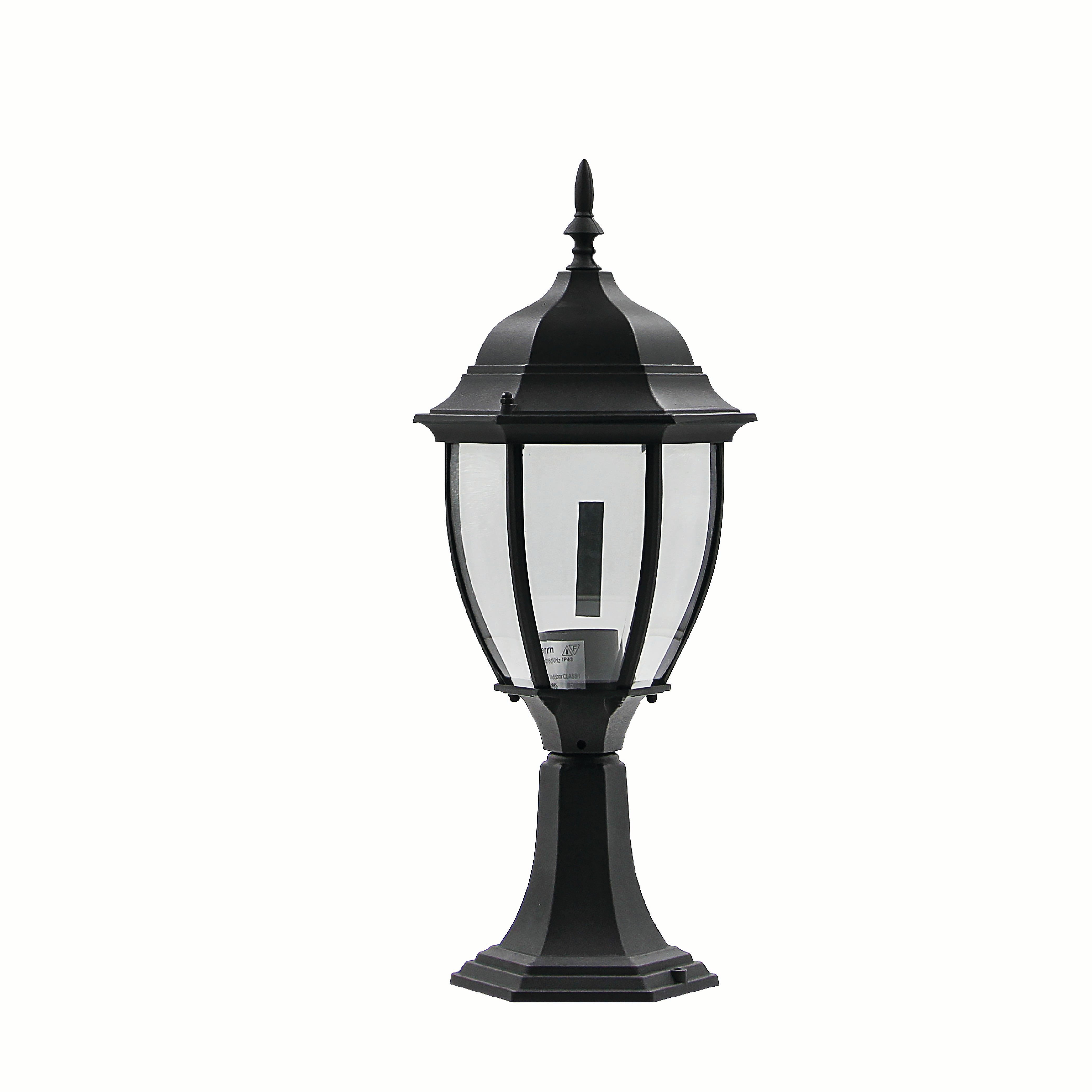 ไฟหัวเสา SL LIGHTING 5018S E27 ไซส์ใหญ่ สีดำ