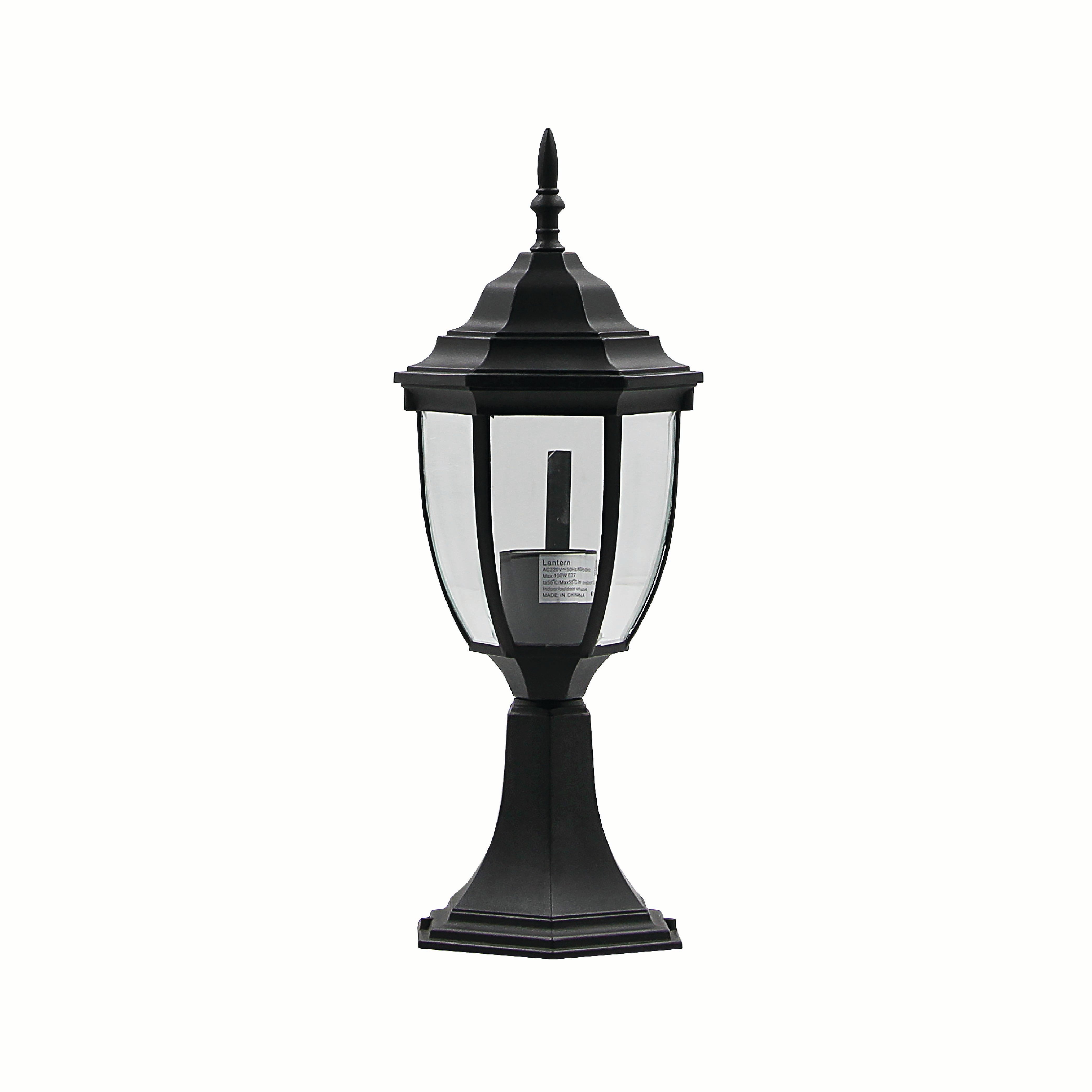 ไฟหัวเสา SL LIGHTING 5018S E27 ไซส์เล็ก สีดำ_0