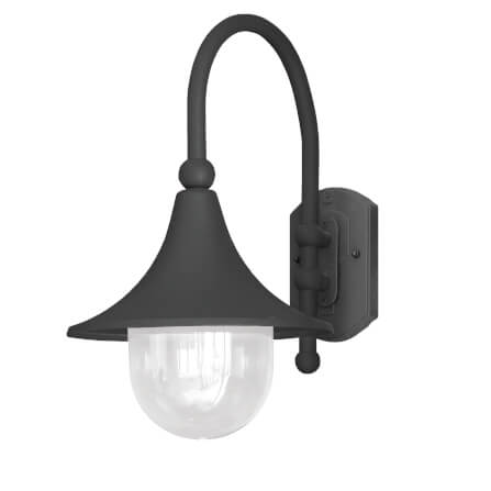ไฟผนังภายนอก SL LIGHTING 5038W E27 สีดำ_0