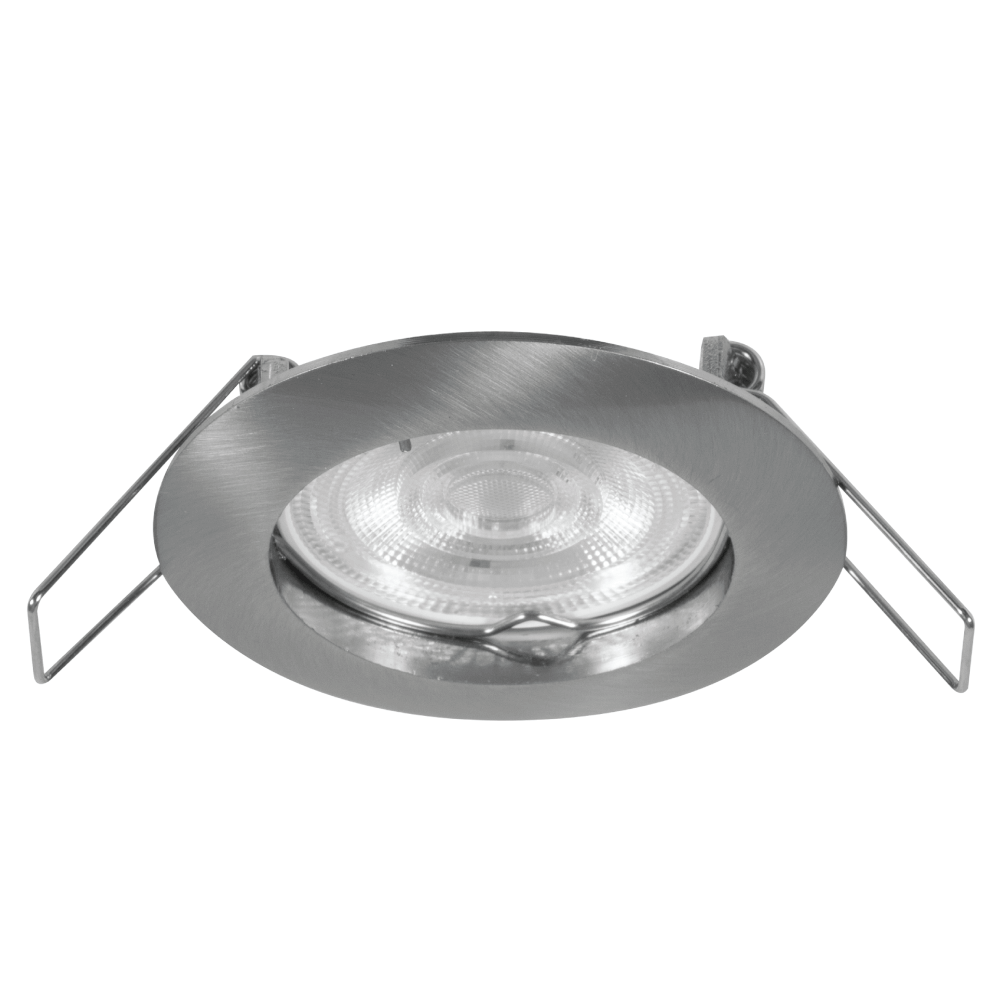 ดาวน์ไลท์ SL LIGHTING 505 ทรงกลม สีเงิน