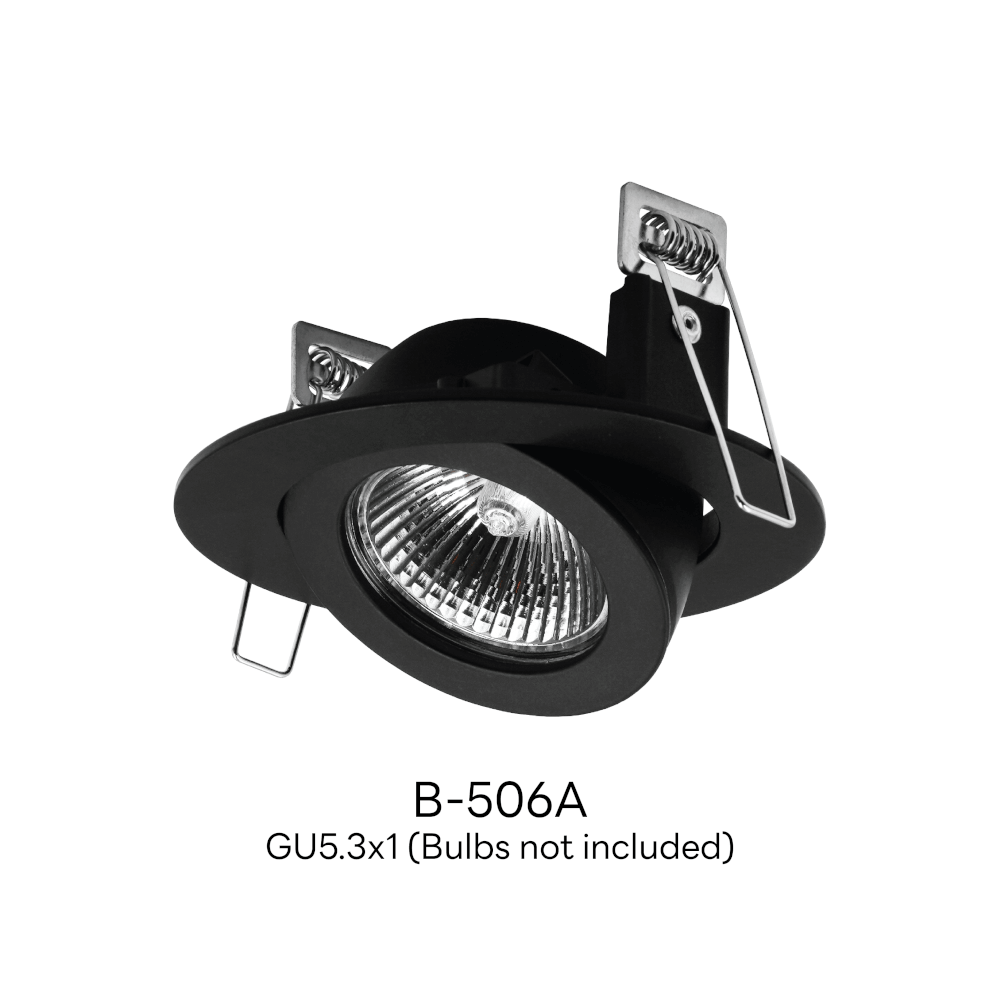 ดาวน์ไลท์ SL LIGHTING 506A ทรงกลม สีดำ