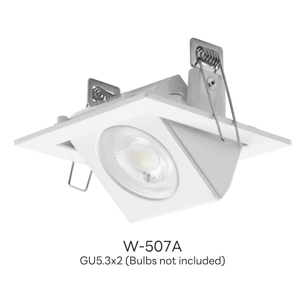 ดาวน์ไลท์ SL LIGHTING 507A ทรงสี่เหลี่ยม สีขาว