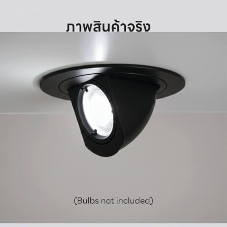 ดาวน์ไลท์ SL LIGHTING 512 ทรงกลม สีดำ_1