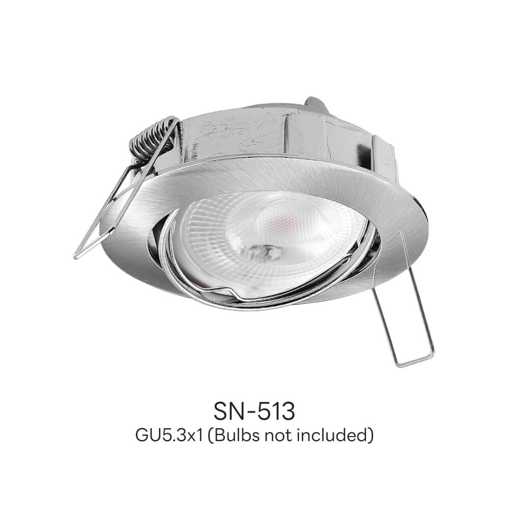 ดาวน์ไลท์ SL LIGHTING 513 ทรงกลม สีเงิน