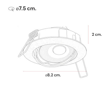 ดาวน์ไลท์ SL LIGHTING 513 ทรงกลม สีดำ_2