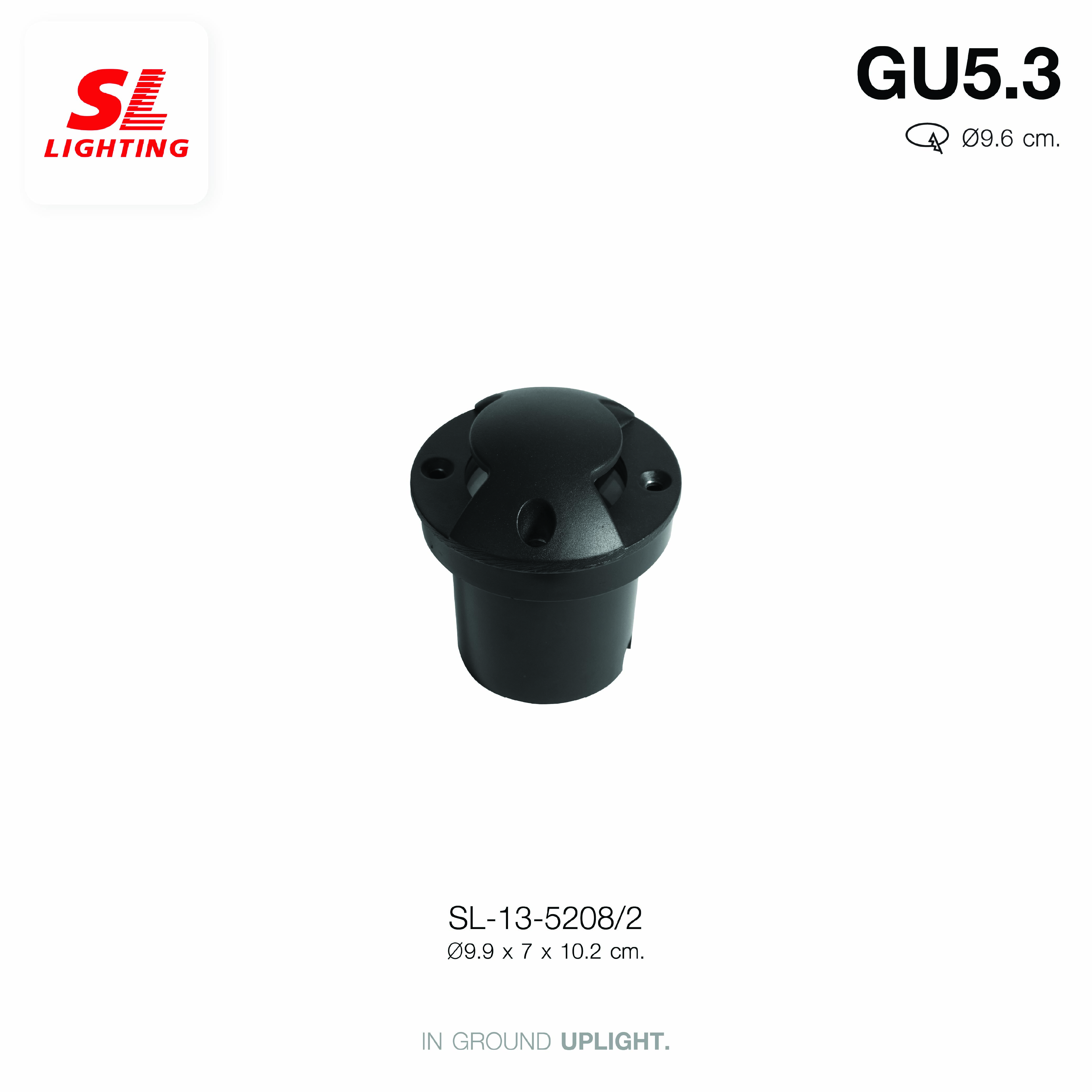 ไฟฝังพื้น SL LIGHTING 5208 MR16 GU5.3 ส่อง2ทาง สีดำ_3