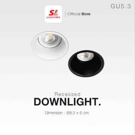 ดาวน์ไลท์ SL LIGHTING 526 สีดำ กลม_3