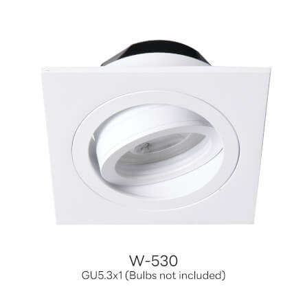 ดาวน์ไลท์ SL LIGHTING 530 ทรงสี่เหลี่ยม สีขาว_1