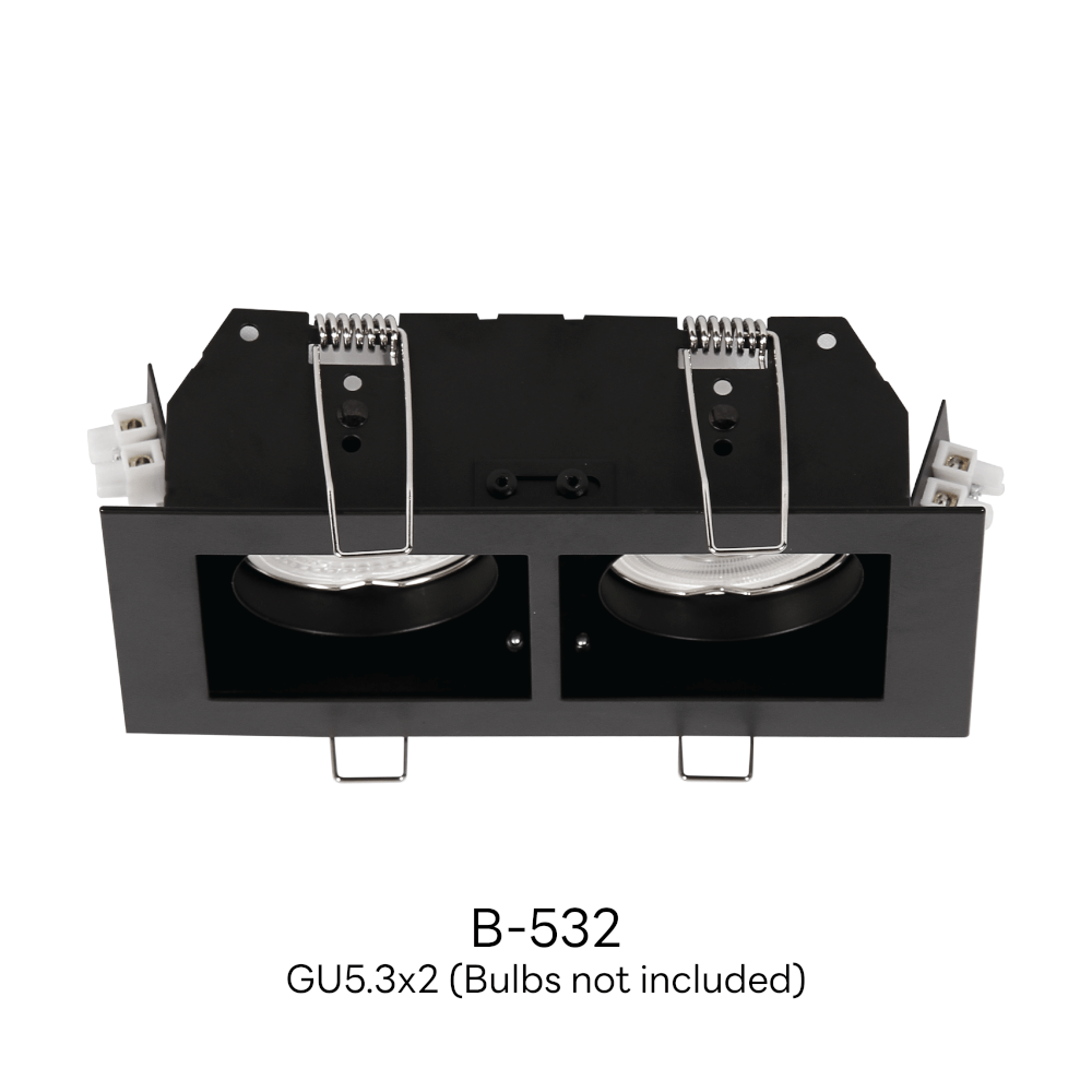 ดาวน์ไลท์ SL LIGHTING 532 ทรงสี่เหลี่ยม สีดำ