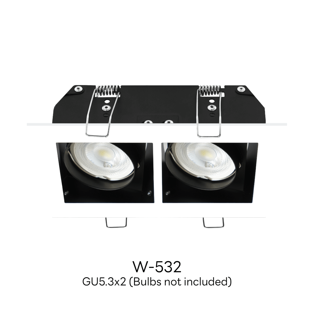 ดาวน์ไลท์ SL LIGHTING 532 ทรงสี่เหลี่ยม สีขาว