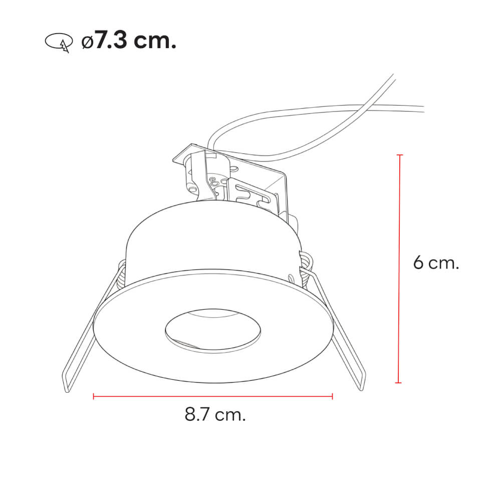 ดาวน์ไลท์ SL LIGHTING 539A สีขาว กลม