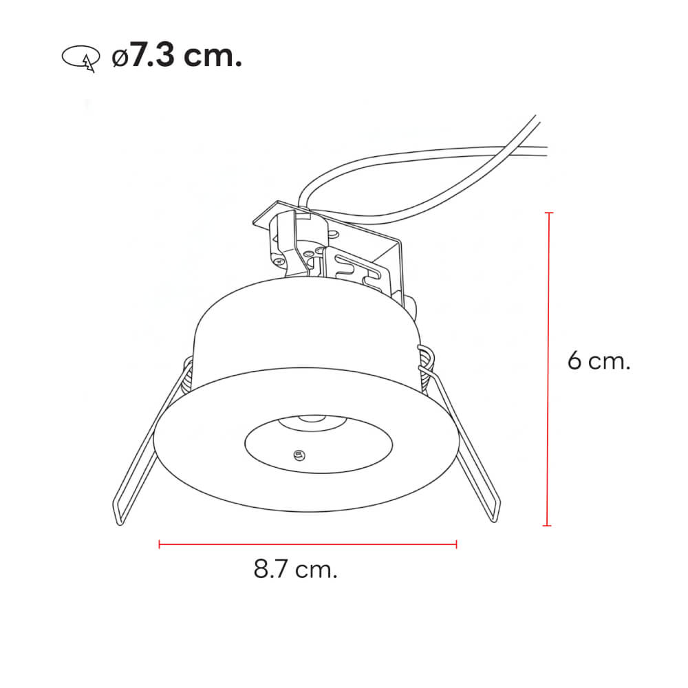 ดาวน์ไลท์ SL LIGHTING 538A สีขาว กลม