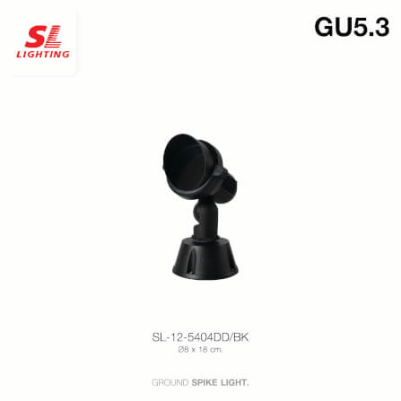ไฟส่องต้นไม้ SL LIGHTING 5404DD GU5.3 สีดำ_3