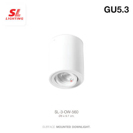 ดาวน์ไลท์ SL LIGHTING 560 กลม GU5.3 สีขาว_1