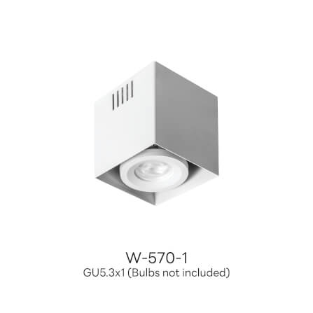 ดาวน์ไลท์ SL LIGHTING 570-1 สี่เหลี่ยม GU5.3 สีขาว_4