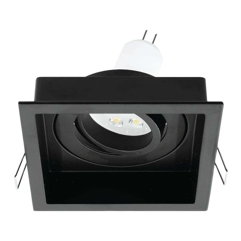 ดาวน์ไลท์ SL LIGHTING 571-1 ทรงสี่เหลี่ยม สีดำ