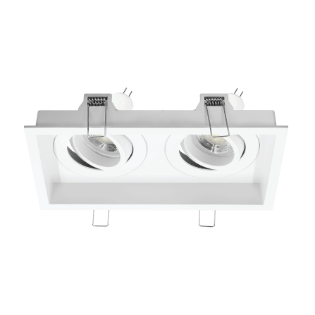 ดาวน์ไลท์ SL LIGHTING 571-2 ทรงสี่เหลี่ยม สีขาว_0