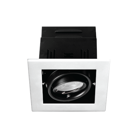 ดาวน์ไลท์ SL LIGHTING 577-1 ทรงสี่เหลี่ยม สีขาว_0