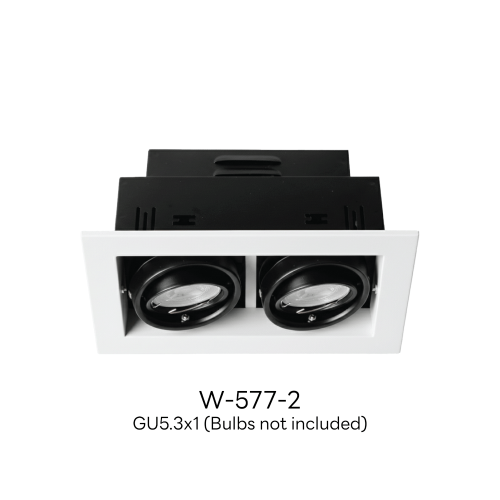 ดาวน์ไลท์ SL LIGHTING 577-2 ทรงสี่เหลี่ยม สีขาว