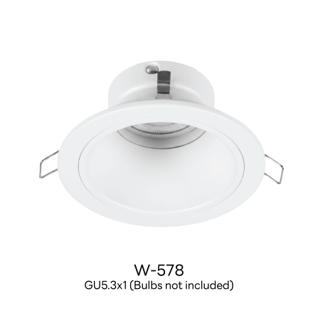 ดาวน์ไลท์ SL LIGHTING 578 ทรงกลม สีขาว_3