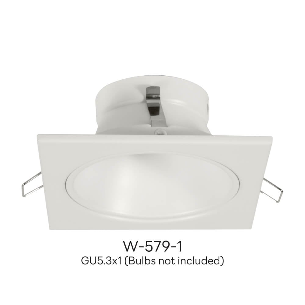 ดาวน์ไลท์ SL LIGHTING 579-1 ทรงสี่เหลี่ยม สีขาว