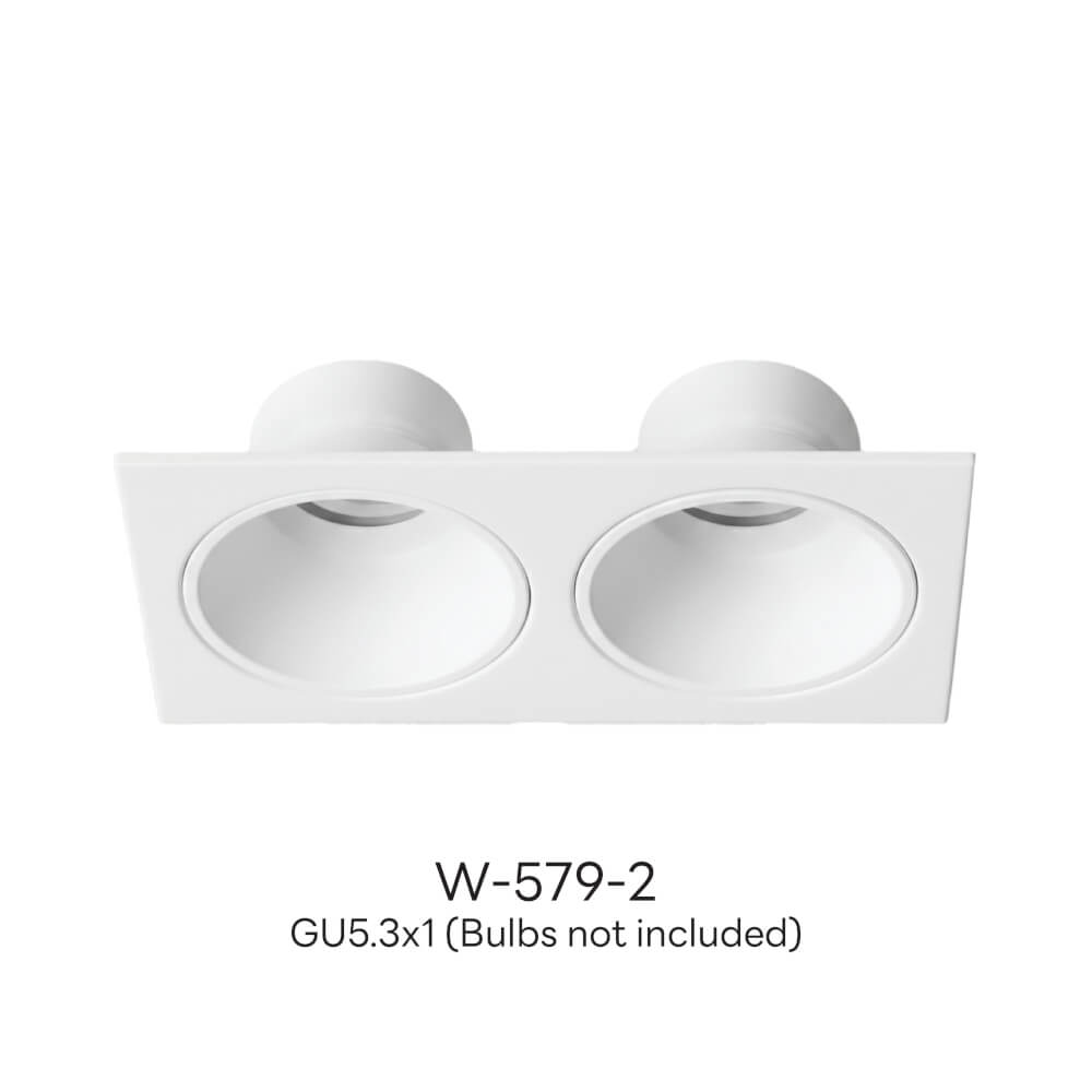 ดาวน์ไลท์ SL LIGHTING 579-2 ทรงสี่เหลี่ยม สีขาว